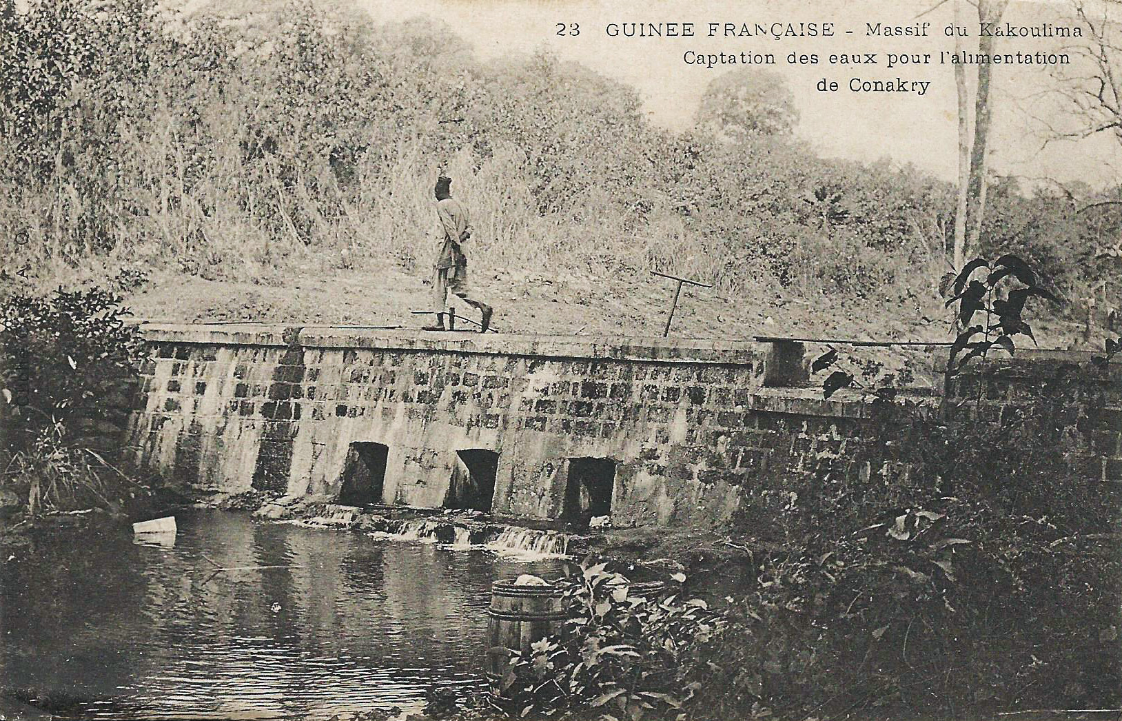 Carte postale ancienne du massif du Kakoulima
