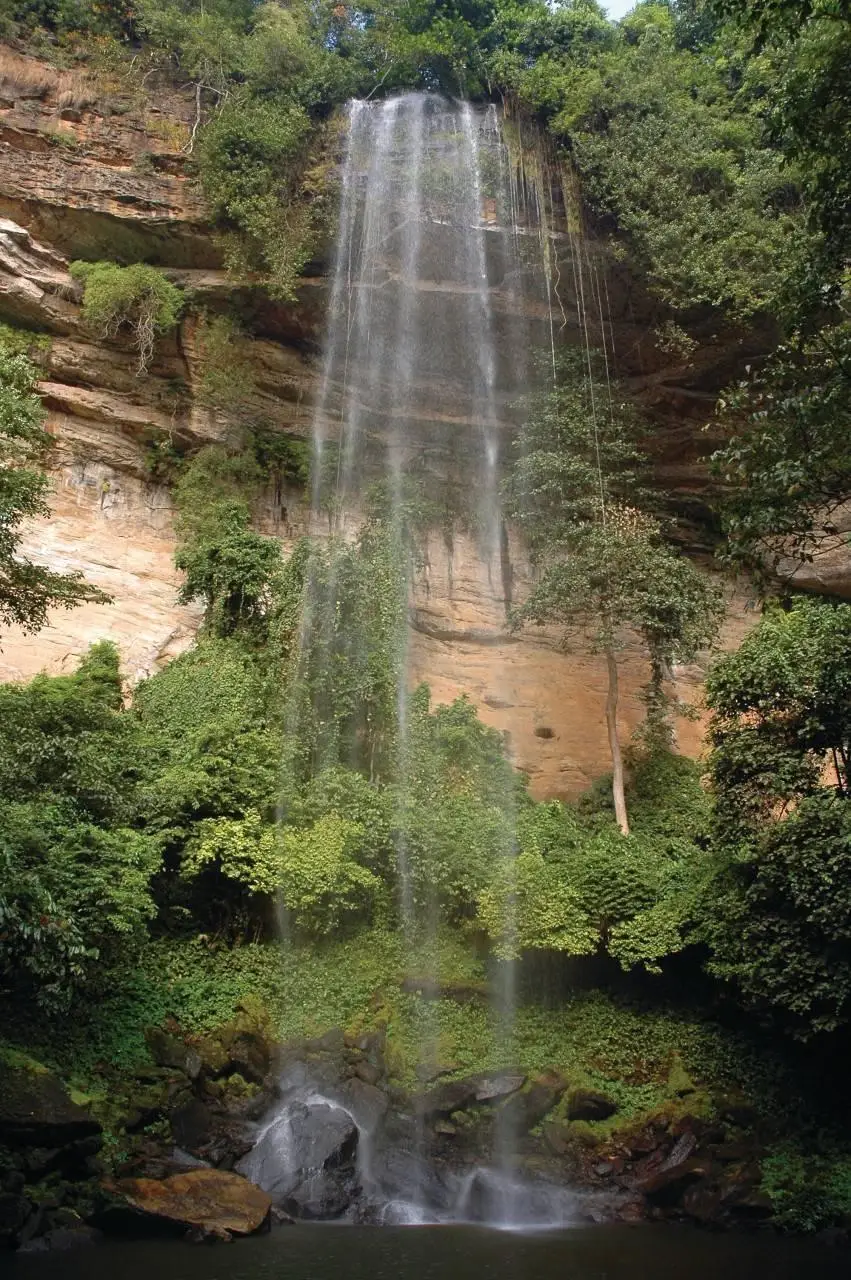 L’eau qui tombe comme un voile